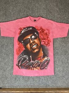 VTG Pimp C Bedazzled Mega Print Rap Tee T Shirt 90s 2000s Size 2XL Pink