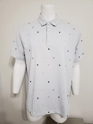 Polo de golf Nike Dri-FIT para hombre estampado Player Heritage DH0645-025 polvo fotónico talla XL Foto 1 de 4