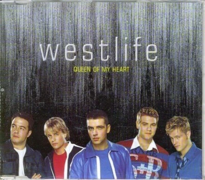 Westlife: Queen Of My Heart (CD, 3 Song Single-Promo, Import- UK, 2001) Foto 1 de 2