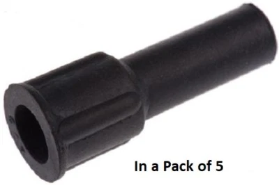 RS Pro Coaxial Crimp Terminal Boot, Black - WB-1 (pack of 5pcs) - Image 1 of 2