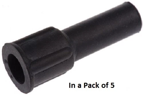 RS Pro Coaxial Crimp Terminal Boot, Black - WB-1 (pack of 5pcs) - Image 1 of 2