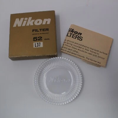 Nikon 52mm L37 UV Filter Original Case Box Instructions (NO FILTER) - Image 1 of 4