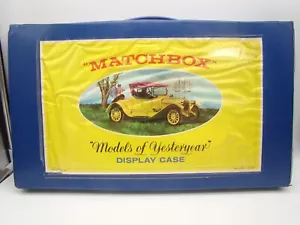 MATCHBOX LESNEY - MODELS OF YESTERYEAR - DISPLAY CASE - VIDE - 1969 - ANCIEN - - Foto 1 di 17
