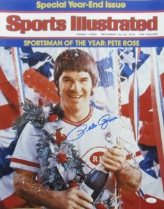 Foto autografiada/firmada 16x20 de Pete Rose Cincinnati Reds JSA 189708 - Imagen 1 de 3