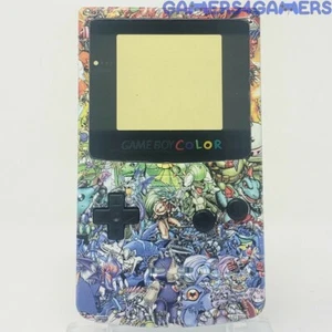 Digimon Collage Gameboy Color diy handheld custom housing shell nintendo gbc - Picture 1 of 3