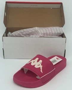 Kappa Authentic Adam 2 Fuchsia Pink-White Slide Sandals Unisex Size 7 NEW W/BOX - Picture 1 of 4