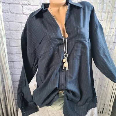 Tom Tailor Bluse Oberteil Tunika blau gestreift Gr. 44 bis 48 (1 361) NEU - Bild 1 von 4