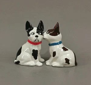 9976128 Ceramics Salt and Pepper Shaker Funny Mutts Funny Dogs H9cm - Picture 1 of 3