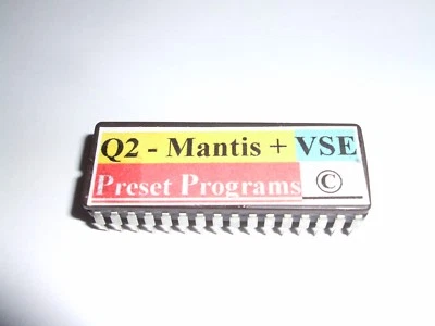 Alesis Q2 - MANTIS + VSE 100 SHADOWS PRESETS EPROM Programs - Copyrighted - Image 1 of 2