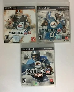 MADDEN NFL PS3 BUNDLE SET MADDEN 12 13 25 SET 3 - Bild 1 von 2