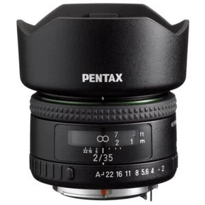 Pentax HD FA 35mm f/2.0 Camera Lens 22860 with  PH-RBG49 Lens Hood - Picture 1 of 4