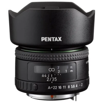 Pentax HD FA 35mm f/2.0 Camera Lens 22860 with  PH-RBG49 Lens Hood - Image 1 of 4