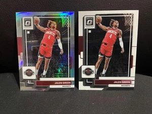 2022-23 Panini Donruss lámina tamiz óptica verde jalen Prizm #147 y cohetes base - Imagen 1 de 2