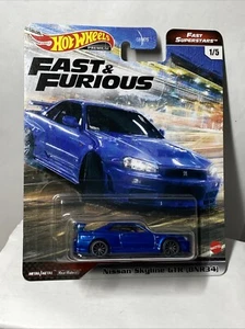Hotwheels 1/64 🇨🇵 Fast And Furious , Fast Superstars #1/5 nissan Skyline R34 - Imagen 1 de 7