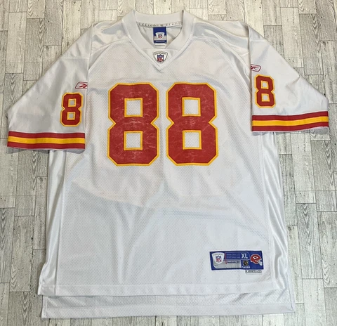Reebok Kansas City Chiefs Tony Gonzalez Stitched Football Jersey Sz XL NFL Cover