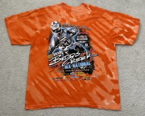 Gildan Heavy Cotton Motocross Budds Creek National Herren Orange T-Shirt Gr. XL - Bild 1 von 9