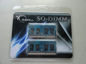 G Skill. 4GB.2048MB X 2 PC3-8500 Laptop DDR3 1066 So-Dimm RAM - Picture 1 of 1