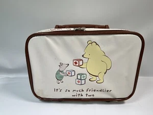 Vintage 1980s Vinyl Winnie the Pooh Zipper Carrying Case - Picture 1 of 13