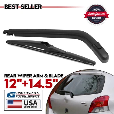 Brazo y cuchilla limpiaparabrisas trasero para Toyota Yaris 2007-2014 Scion XB 2008-2015 calidad OEM Foto 1 de 4