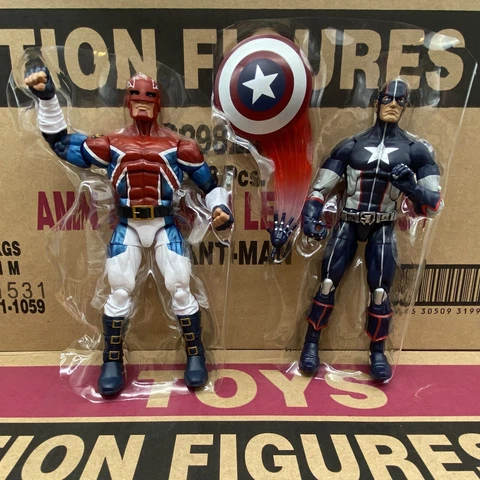Marvel Legends CAPTAIN AMERICA & CAPTAIN BRITAIN Abomination Series Figure Lot Cover