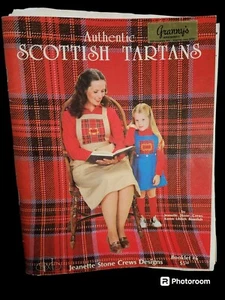 Jeanette Stone Crews Designs Authentic Scottish Tartans Counted Cross Stitch - Picture 1 of 5