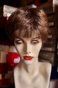 Raquel Welch Winner Petite Synthetic Wig (Basic Cap) SS8/12 Shaded Iced Mocha 🙏 - Picture 1 of 11