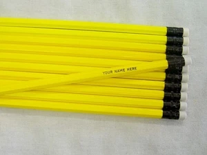 12 matite personalizzate esagonali "giallo NEON" - Foto 1 di 1