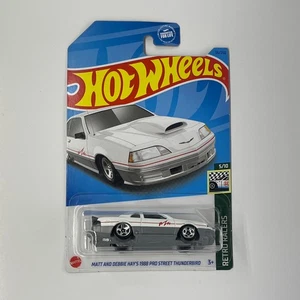 Hot Wheels Matt & Debbie Hays 1988 Pro Street Thunderbird HW Retro Racers 56/250 - Picture 1 of 3