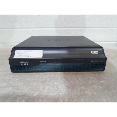 Cisco 1941 Modem Router Black Wireless Firewall Protection USB & Ethernet Ports - Image 1 of 4