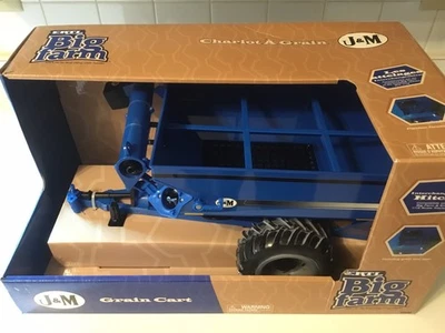 ERTL 1/16 BIG FARM Blue J & M 875 Grain Cart 46214 - Image 1 of 4