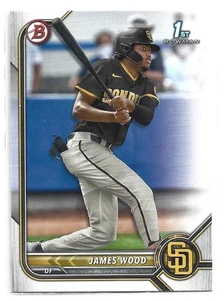 James Wood 2022 Bowman Chrome Prospects #BCP-108 1st Bowman Paper - Picture 1 of 2