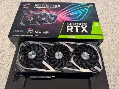 ASUS ROG Strix GeForce RTX 3080 OC Edition Graphics Card 10GB GDDR6X PCIe 4.0 - image 1 of 3