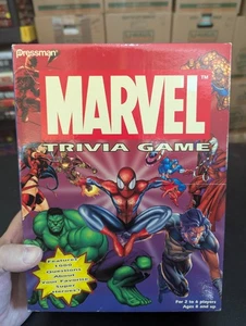 MARVEL TRIVIA GAME 100% COMPLETE / tokens UNPUNCHED / 2003 - Picture 1 of 14