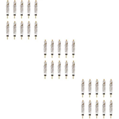 30 pcs  Motorcycle Replacement Tire Tyre Stem Core Part (Silver) Tire Core - Image 1 of 4