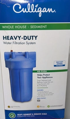 Culligan HD-950A Whole House Heavy Duty Filtration System 1' inlet Lrg Capacity  - Image 1 of 4