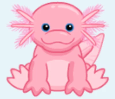 Webkinz Axolotl RARE pink amphibian salamander newt frog Virtual code messaged - Image 1 of 2