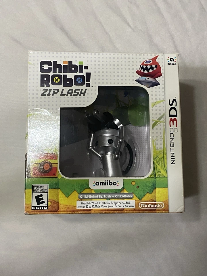 Chibi-Robo! Juego de caja de pestañas con cremallera con amiibo Chibi-Robo (3DS) NUEVO Foto 1 de 4