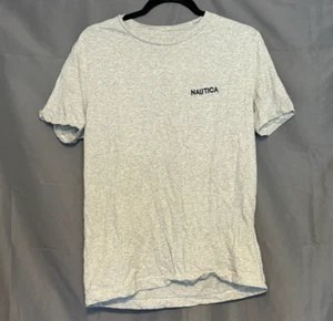 T-shirt girocollo uomo Nautica manica corta tinta unita grigia piccola - Foto 1 di 8