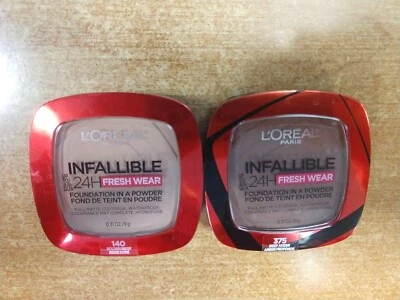 L'OREAL Infallible 24H Freshwear Foundation in A Powder, CHOOSE SHADE - Image 1 of 2