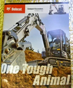 Folleto de especificaciones de concesionario de fábrica excavadoras compactas Bobcat 2022 1-8 toneladas métricas - Imagen 1 de 4