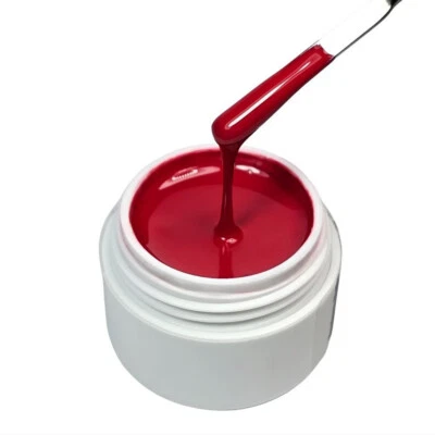 Exklusives UV Farbgel Purpurrot 5ml Gel Nr.17A rot Fullcover - Bild 1 von 4