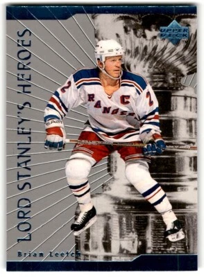 Brian Leetch 1998-99 Upper Deck Lord Stanley's Heroes #LS13 New York Rangers - Image 1 of 2