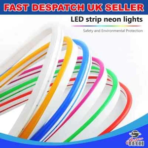 5M Roll All Color 6x12mm 12V Flexible LED Silcon Neon Strip Adverting Power Sppl - Picture 1 of 24