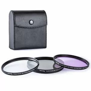 Juego de filtros 82 mm 3 piezas multicapa HD UV / CPL / FLD 82 mm de ULTIMAXX - Imagen 1 de 5