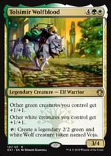 1x Tolsimir Wolfblood LP, English MTG Guilds of Ravnica: Guild Kits