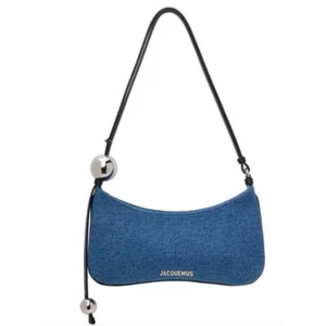 800€ NUOVO! BORSA JACQUEMUS DENIM BISOU ZIP NUOVA CON ETICHETTA AUTENTICA! - Foto 1 di 16