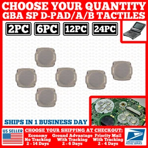 NEW GBA SP DPad A B Button Switch Tactile Replacement D-Pad Gameboy Advance SP - Picture 1 of 6