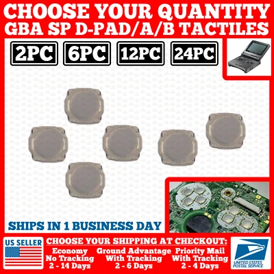 NEW GBA SP DPad A B Button Switch Tactile Replacement D-Pad Gameboy Advance SP - Image 1 of 2
