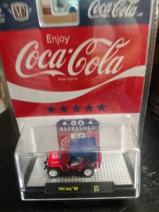 M2 Machines Coca Cola 1944 Jeep MB 9250 Pcs 750 Chase Worldwide A31 23-07 New - Picture 1 of 4