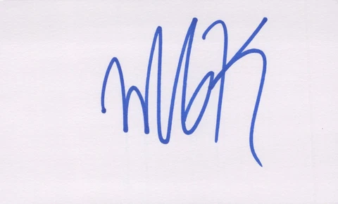 Machine Gun Kelly signed 3x5 card Cover
